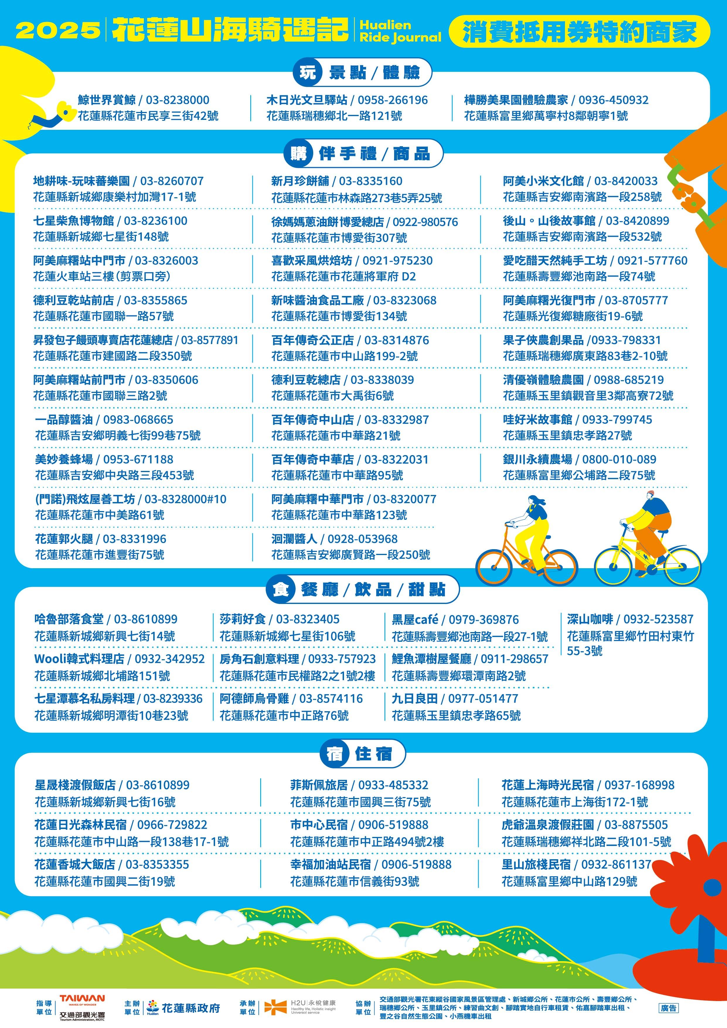 特約店家總覽說明。(圖/H2U永悅健康提供)